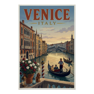 Venetië Italië Reisposter Perfect Poster