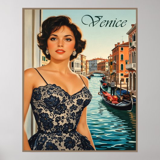 Venetië, Italië reisposter Poster (Voorkant)