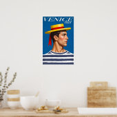 Venetië, Italië Reisposter Poster (Keuken)