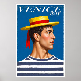 Venetië, Italië Reisposter Poster