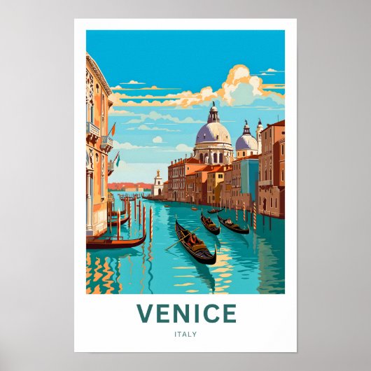 Venetië Italië Reisprint Poster (Voorkant)