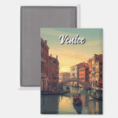  Venetië Italië Reissouvenir Magneet (Voorkant / Achterkant)