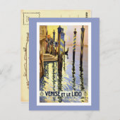 Venetië Italië Reizen Briefkaart (Voorkant / Achterkant)