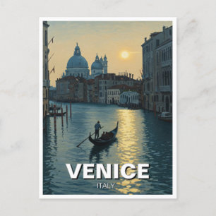 Venetië Italië Reizen Souvenir Schilderij Briefkaart