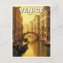 Venetië Italië Reizen Souvenir Schilderij