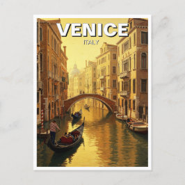 Venetië Italië Reizen Souvenir Schilderij Briefkaart