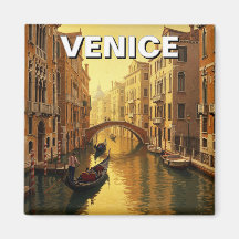 Venetië Italië Reizen Souvenir Schilderij