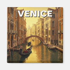 Venetië Italië Reizen Souvenir Schilderij Magneet