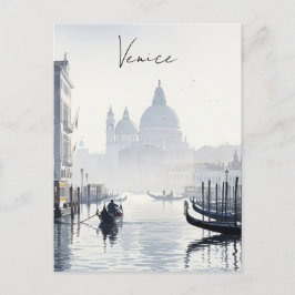 Venetië Italië Reizen Souvenir Waterverf Briefkaart