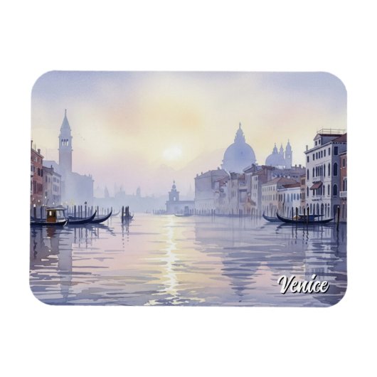 Venetië Italië Reizen Souvenir Waterverf Magneet (Horizontaal)