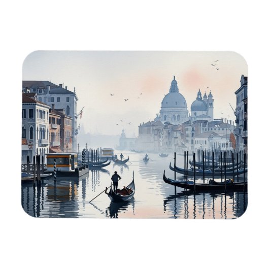 Venetië Italië Reizen Souvenir Waterverf Magneet (Horizontaal)