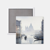 Venetië Italië Reizen Souvenir Waterverf Magneet (Voorkant / Achterkant)