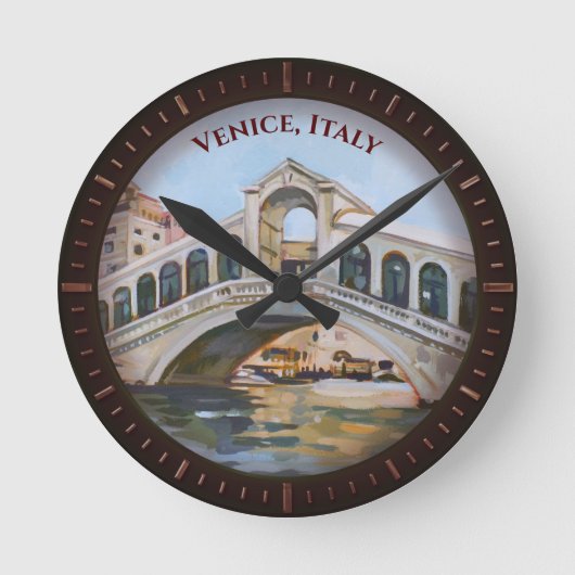 Venetië, Italië - Rialto-brug Ronde Klok (Voorkant)