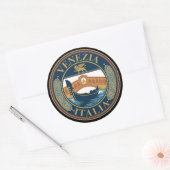 Venetië Italië Ronde Sticker (Envelop)