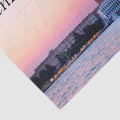 Venetië, Italië Roze Sunset Tissuepapier (Detail)