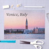 Venetië, Italië Roze Zonsondergang Tissuepapier (Craft)