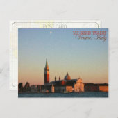 Venetië, Italië: San Giorgio Maggiore - Briefkaart (Voorkant / Achterkant)