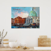 Venetië, Italië - San Simeone Piccolo Poster (Keuken)