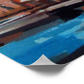 Venetië, Italië - San Simeone Piccolo Poster (Hoek)