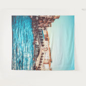 Venetië Italië scène | Muurschildering achtergrond Wandkleed (Voorkant (horizontaal))