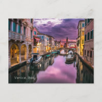 Venetië, Italië Schilderachtig kanaal en Venetiaan