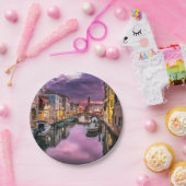 Venetië, Italië Schilderachtig kanaal en Venetiaan Papieren Bordje (Feest)