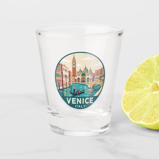 Venetië Italië Shot Glas (Voorkant)