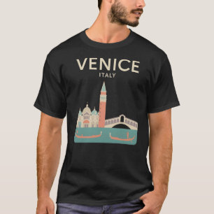 Venetië, Italië Silhouet Souvenir T-shirt