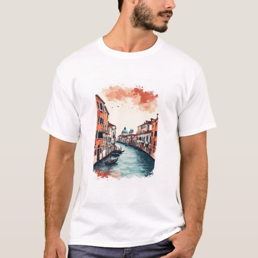 Venetië, Italië T-shirt (Voorkant)