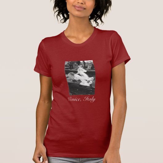 Venetië Italië T-shirt met Gondola Horse T-shirt T (Voorkant)