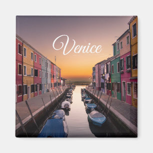 Venetië Italië   Tekst Afbeelding Sjabloon Magneet