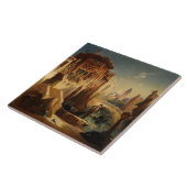 Venetië Italië Toonkanaal Boat Gondola Ceramic Til Tegeltje (Zijkant)