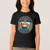 Venetië Italië Tri-Blend Shirt (Voorkant)