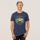 Venetië Italië Tri-Blend Shirt (Voorkant volledig)