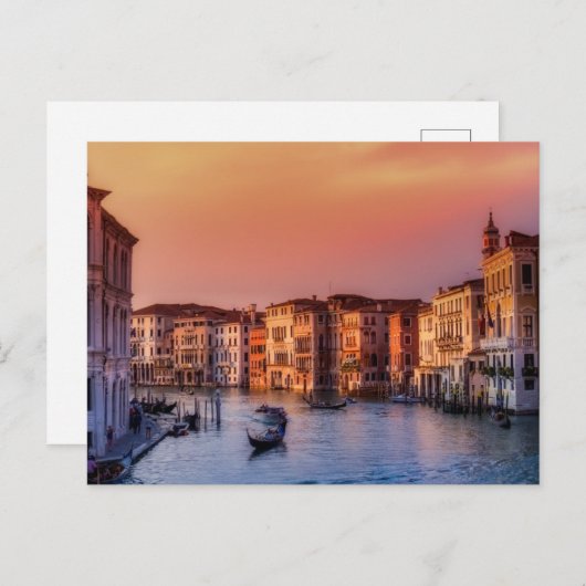 Venetië, Italië Uitnodiging Briefkaart (Voorkant / Achterkant)