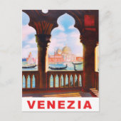 Venetië, Italië Uitzicht uit het terras Briefkaart (Voorkant)