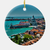 Venetië, Italië - Uitzicht van vogelpest Keramisch Ornament (Achterkant)