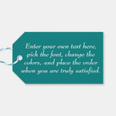 Venetië, Italië - Uitzicht vanuit de lucht Cadeaulabel (Achterkant Horizontaal)