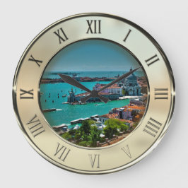 Venetië, Italië - Uitzicht vanuit de lucht Grote Klok