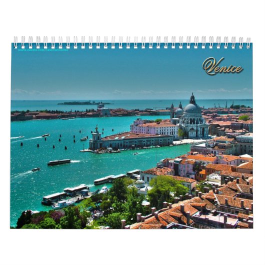 Venetië, Italië - Uitzicht vanuit de lucht Kalender (Hoes)