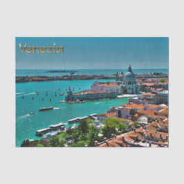 Venetië, Italië - Uitzicht vanuit de lucht Tissuepapier