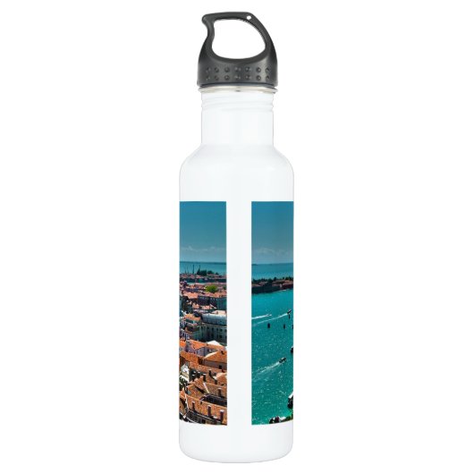 Venetië, Italië - Uitzicht vanuit de lucht Waterfles (Achterkant)