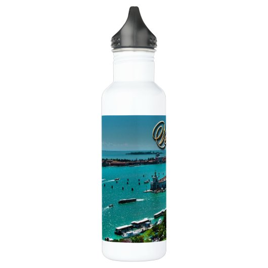 Venetië, Italië - Uitzicht vanuit de lucht Waterfles (Links)