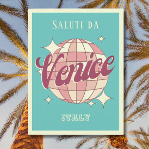 Venetië Italië vakantie Retro Briefkaart