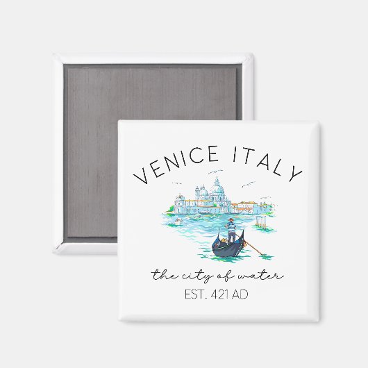 Venetië Italië Vakantie Souvenir Magneet (Voorkant / Achterkant)