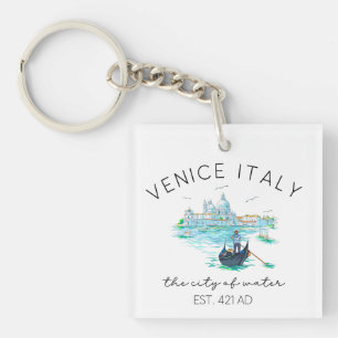 Venetië Italië Vakantie Souvenir Sleutelhanger