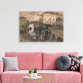 Venetië, Italië ( Venetiaans landschap) Canvas Afdruk (Insitu (Woonkamer))