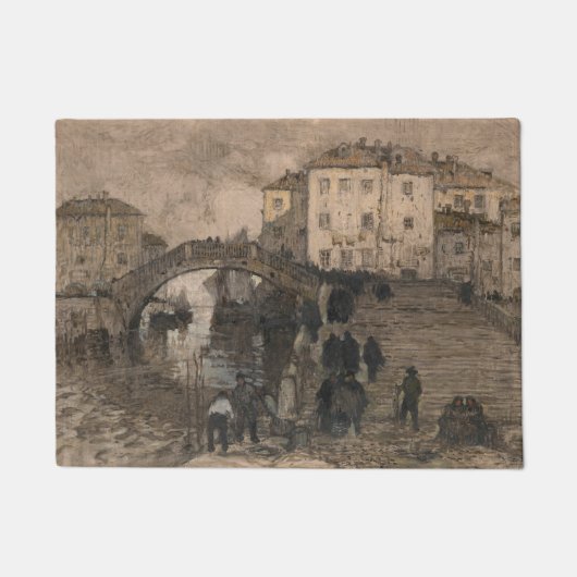 Venetië, Italië ( Venetiaans landschap) Deurmat (Voorkant)