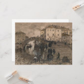 Venetië, Italië ( Venetiaans landschap) Kaart (Voorkant / Achterkant in situ)