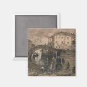 Venetië, Italië ( Venetiaans landschap) Magneet (Voorkant / Achterkant)